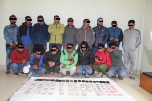 धनगढीमा वडा अध्यक्षसहित १६ जुवाडे पक्राउ