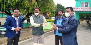पत्रकारलाई पि पि ई सहयोग