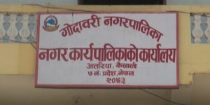 कर्मचारीमा कोरोना देखिएपछि गोदावरी नगरपालिकाको सेवा बन्द कर्मचारीमा कोरोना देखिएपछि गोदावरी नगरपालिकाको सेवा बन्द
