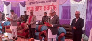 सुदूरपश्चिमका मुख्यमन्त्री शाहले लिए पद तथा गोपनियताको शपथ, दुई जना मन्त्री नियुक्त