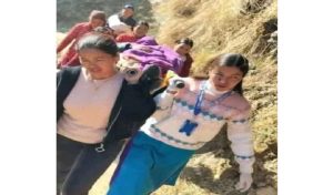 बाजुरामा बाटोमै बच्चा पाएकी बोहराको उद्धार बाजुरामा बाटोमै बच्चा पाएकी बोहराको उद्धार