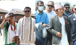 शपथ ग्रहणका लागि नयाँ संसद भवन पुगे सांसदहरु, ६३ जनाले नेपाली बाहेकको भाषामा शपथ लिने