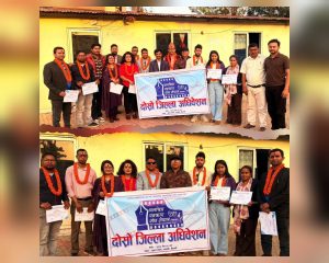 चलचित्र पत्रकार सङ्घ नेपाल कैलालीको दोस्रो जिल्ला अधिवेशन सम्पन्न 