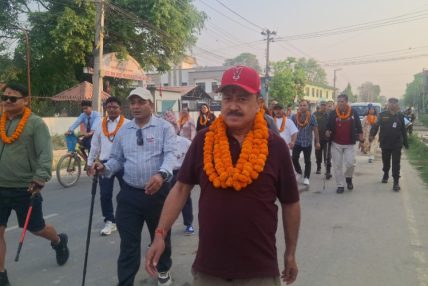 पर्यटन प्रवद्र्धनका लागि धनगढीको टोली अपि हिमाल बेस क्याम्पतर्फ, मेयर हमाल नेतृत्वमा ३० जना प्रस्थान