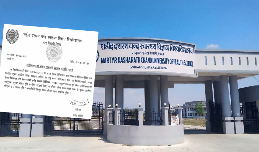 दशरथचन्द विश्वविद्यालयले कसरी तयार पार्‍यो सर्टलिस्ट ? कर्मचारी छनोटको विधि के हो ?